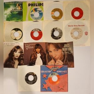 70s 80s Lot of 13 Vinyl Records 45